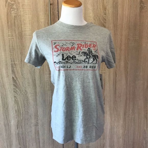 Lee dark gray storm rider tee size XS - Picture 2 of 5